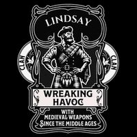 Lindsay Clan Scottish Havoc Gaelic Games Womens T-Shirt