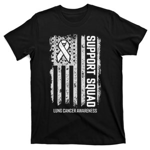 Lung Cancer Support Squad Lung Cancer Awareness T-Shirt