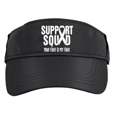 Lung Cancer Support Squad Lung Cancer Awareness Adult Drive Performance Visor