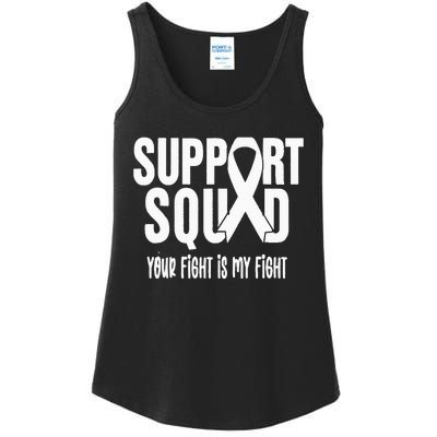 Lung Cancer Support Squad Lung Cancer Awareness Ladies Essential Tank