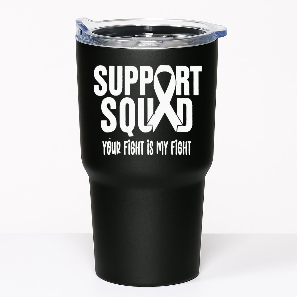 Lung Cancer Support Squad Lung Cancer Awareness Tumbler
