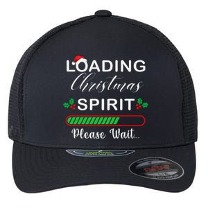 Loading Christmas Spirit Please Wait Xmas Video Games Lover Flexfit Unipanel Trucker Cap