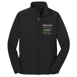 Loading Christmas Spirit Please Wait Xmas Video Games Lover Core Soft Shell Jacket