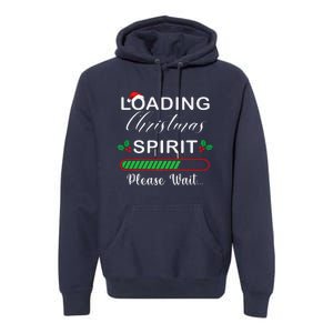 Loading Christmas Spirit Please Wait Xmas Video Games Lover Premium Hoodie