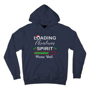 Loading Christmas Spirit Please Wait Xmas Video Games Lover Tall Hoodie