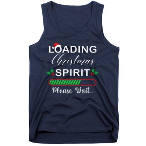 Loading Christmas Spirit Please Wait Xmas Video Games Lover Tank Top