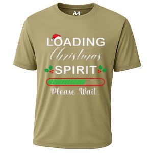 Loading Christmas Spirit Please Wait Xmas Video Games Lover Cooling Performance Crew T-Shirt