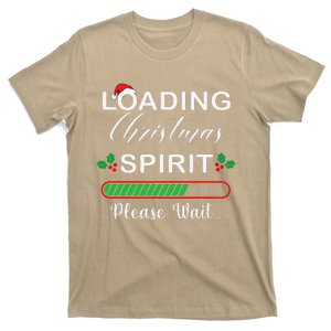 Loading Christmas Spirit Please Wait Xmas Video Games Lover T-Shirt