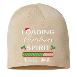 Loading Christmas Spirit Please Wait Xmas Video Games Lover Sustainable Beanie