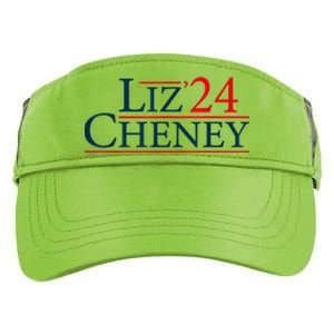 Liz Cheney Shirt For President 2024 USA Election Liz 24 Adult Drive Performance Visor