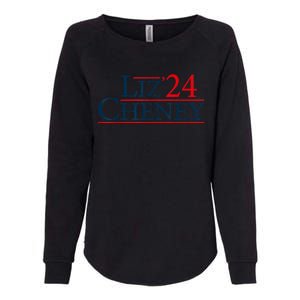 Liz Cheney Shirt For President 2024 USA Election Liz 24 Womens California Wash Sweatshirt