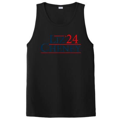 Liz Cheney Shirt For President 2024 USA Election Liz 24 PosiCharge Competitor Tank