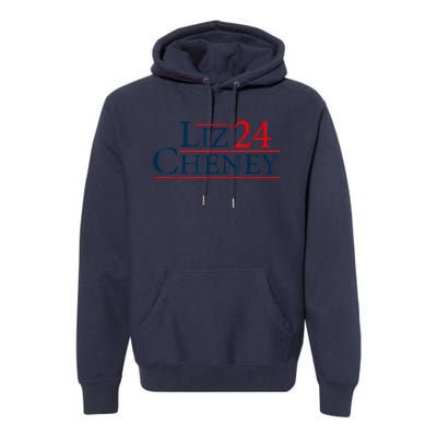 Liz Cheney Shirt For President 2024 USA Election Liz 24 Premium Hoodie