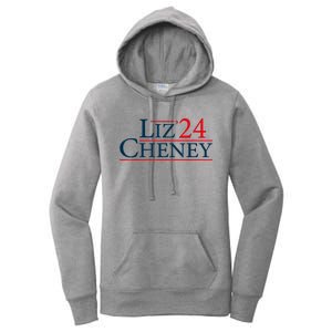 Liz Cheney Shirt For President 2024 USA Election Liz 24 Women's Pullover Hoodie