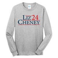 Liz Cheney Shirt For President 2024 USA Election Liz 24 Tall Long Sleeve T-Shirt