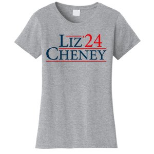 Liz Cheney Shirt For President 2024 USA Election Liz 24 Women's T-Shirt