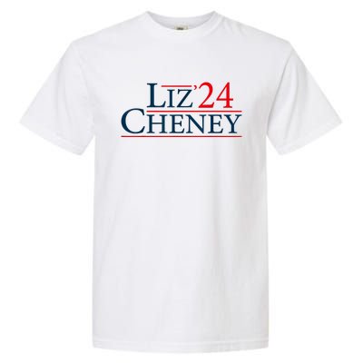 Liz Cheney Shirt For President 2024 USA Election Liz 24 Garment-Dyed Heavyweight T-Shirt