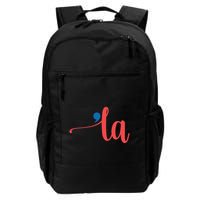 La Cursive Script With Comma Kamala Nickname Commala Daily Commute Backpack