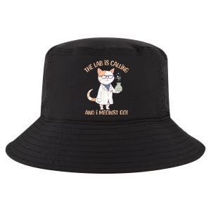 Lab Calling Science Funny Lab Cat Laboratory Chemistry Cool Comfort Performance Bucket Hat