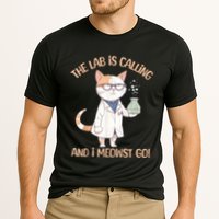 Lab Calling Science Funny Lab Cat Laboratory Chemistry Performance Shirt