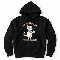 Lab Calling Science Funny Lab Cat Laboratory Chemistry Hoodie