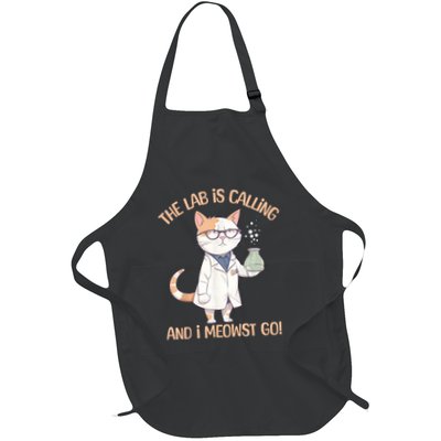 Lab Calling Science Funny Lab Cat Laboratory Chemistry Apron