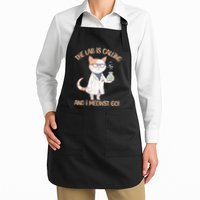 Lab Calling Science Funny Lab Cat Laboratory Chemistry Apron