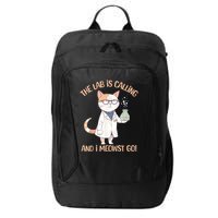 Lab Calling Science Funny Lab Cat Laboratory Chemistry City Backpack