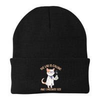 Lab Calling Science Funny Lab Cat Laboratory Chemistry Beanie