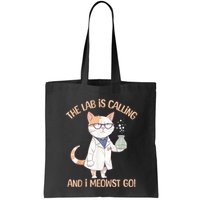 Lab Calling Science Funny Lab Cat Laboratory Chemistry Bag
