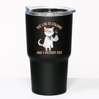 Lab Calling Science Funny Lab Cat Laboratory Chemistry Tumbler