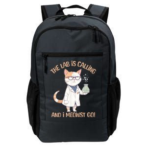 Lab Calling Science Funny Lab Cat Laboratory Chemistry Daily Commute Backpack