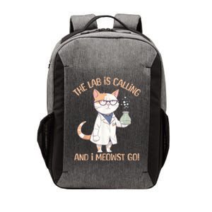 Lab Calling Science Funny Lab Cat Laboratory Chemistry Vector Backpack