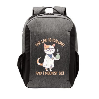 Lab Calling Science Funny Lab Cat Laboratory Chemistry Vector Backpack