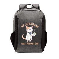 Lab Calling Science Funny Lab Cat Laboratory Chemistry Vector Backpack