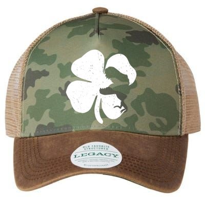 Lucky Clover St Patrick's Dinosaur Legacy Tie Dye Trucker Hat