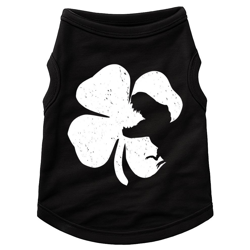 Lucky Clover St Patrick's Dinosaur Doggie Tank