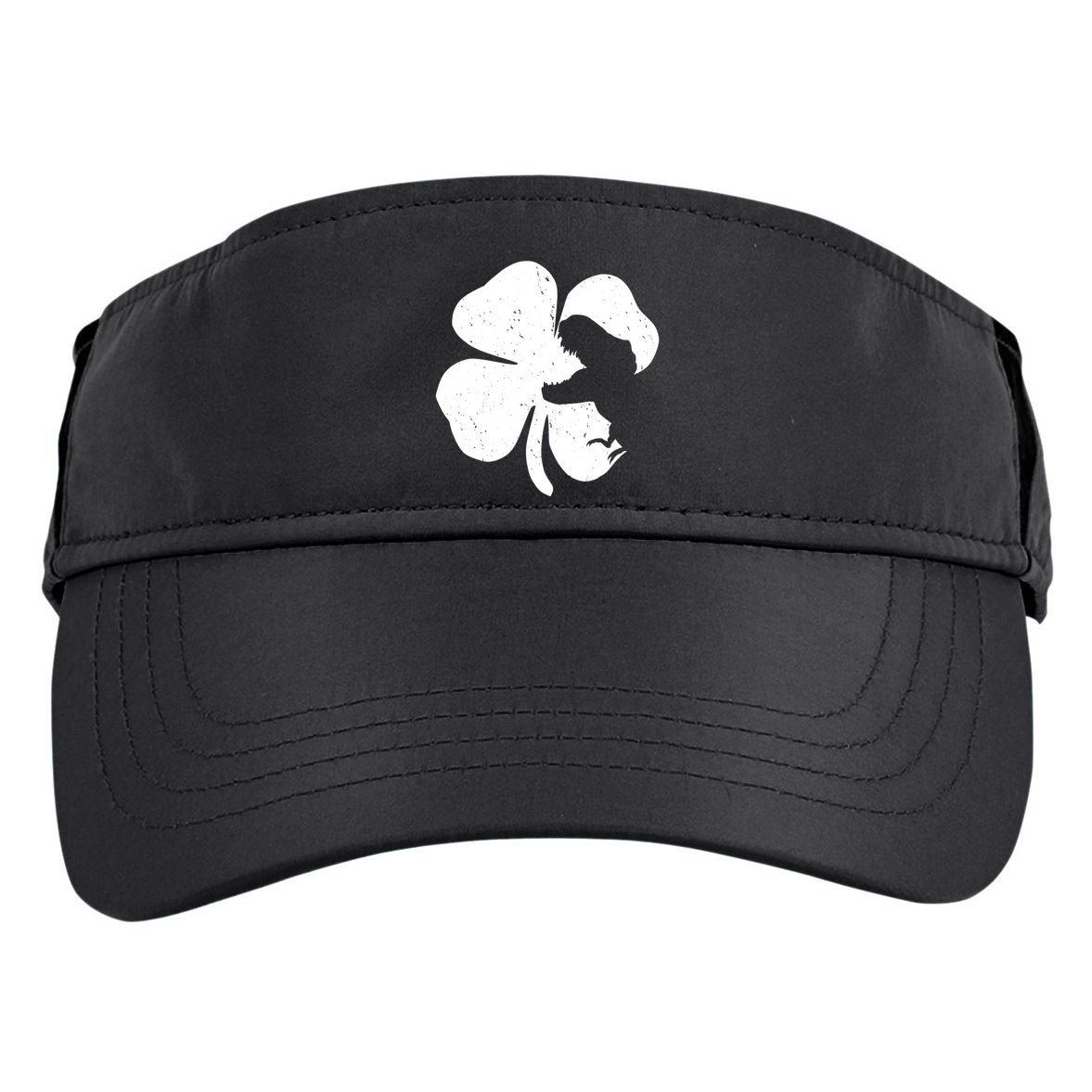 Lucky Clover St Patrick's Dinosaur Adult Drive Performance Visor