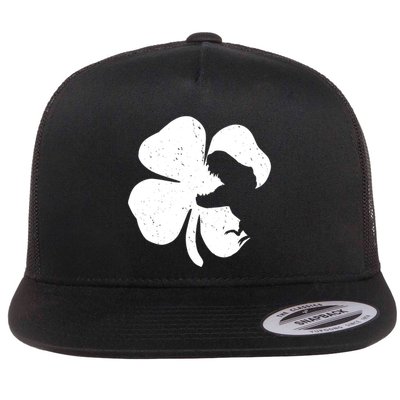 Lucky Clover St Patrick's Dinosaur Flatbill Hat