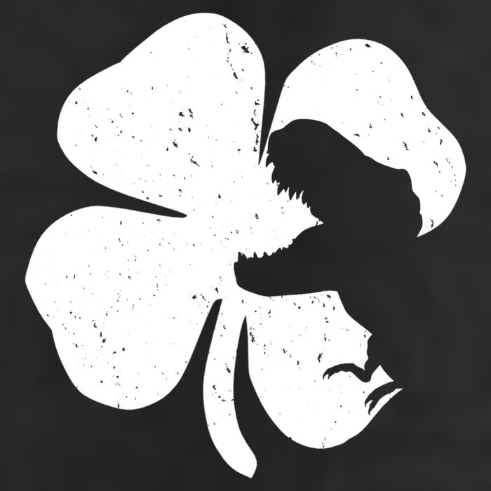 Lucky Clover St Patrick's Dinosaur Golf Towel