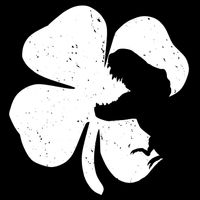 Lucky Clover St Patrick's Dinosaur Crop Top