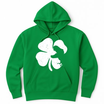 Lucky Clover St Patrick's Dinosaur Hoodie