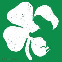 Lucky Clover St Patrick's Dinosaur Premium T-Shirt