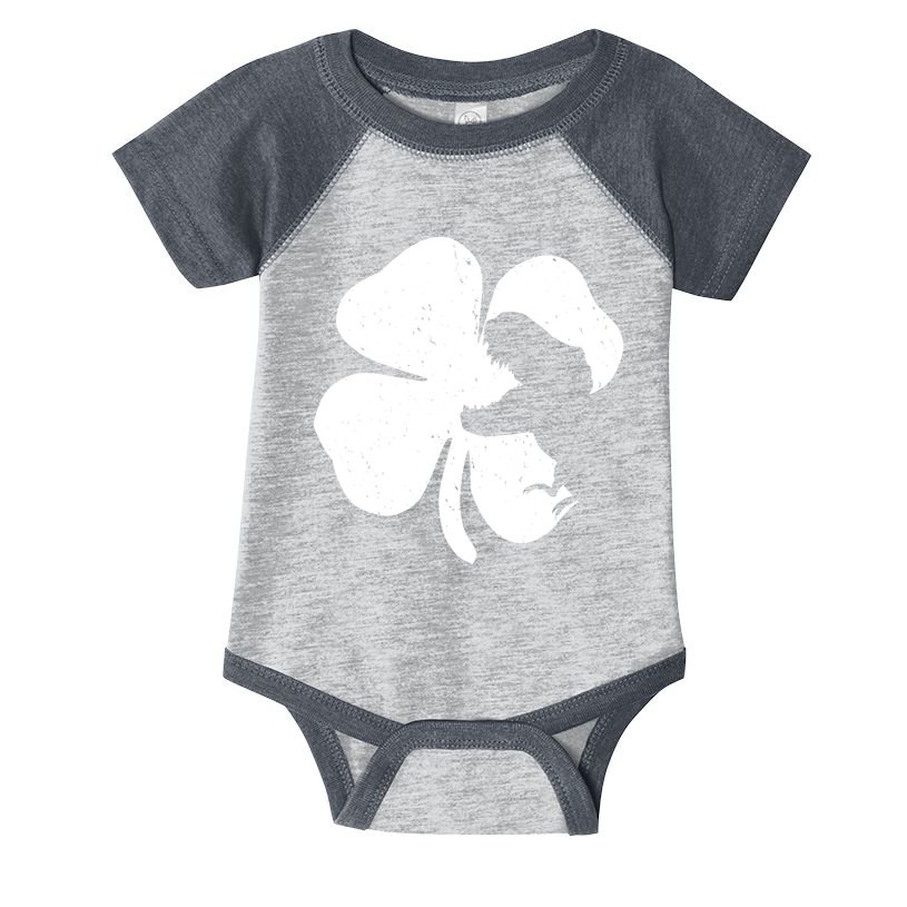 Lucky Clover St Patrick's Dinosaur Infant Baby Jersey Bodysuit