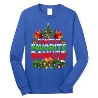 Lighting Christmas SantaS Favorite Banker Xmas Gift Long Sleeve Shirt