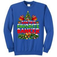 Lighting Christmas SantaS Favorite Banker Xmas Gift Sweatshirt