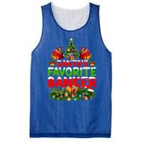 Lighting Christmas SantaS Favorite Banker Xmas Gift Mesh Reversible Basketball Jersey Tank