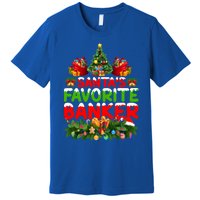 Lighting Christmas SantaS Favorite Banker Xmas Gift Premium T-Shirt