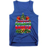 Lighting Christmas SantaS Favorite Banker Xmas Gift Tank Top