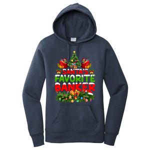 Lighting Christmas SantaS Favorite Banker Xmas Gift Women's Pullover Hoodie